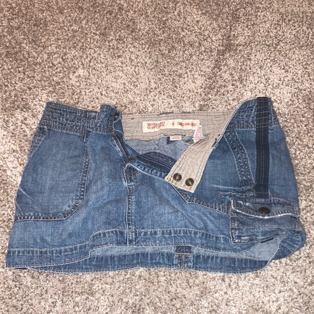 Cargo Skirt Size 9 Mossimo Supply Co Blue and Gray